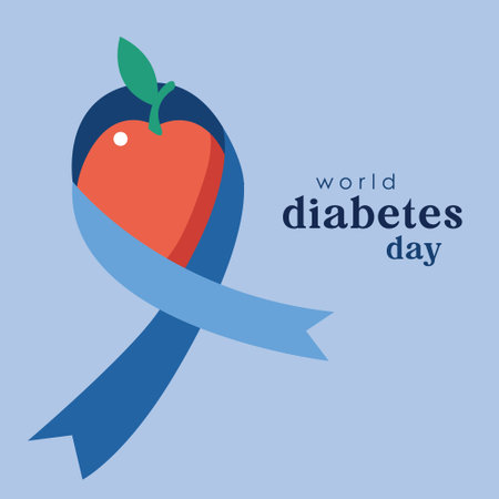 World Diabetes Day Vector Illustrationのイラスト素材