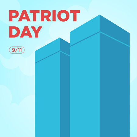 Illustration to Celebrate Patriot Day 911の写真素材
