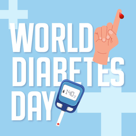 World Diabetes Day. Vector Illustration. World Diabetes Day Poster.の写真素材