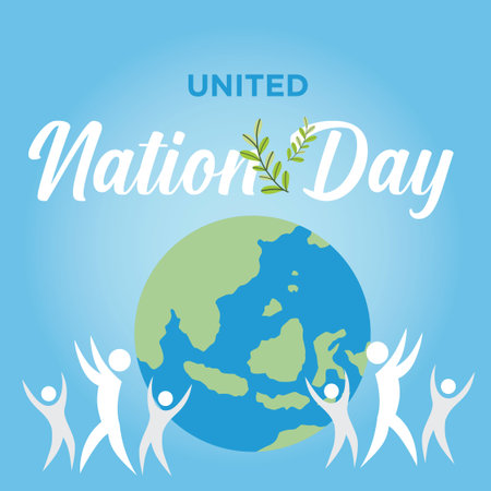 World environment day background with people around the world. Vector illustration.の写真素材