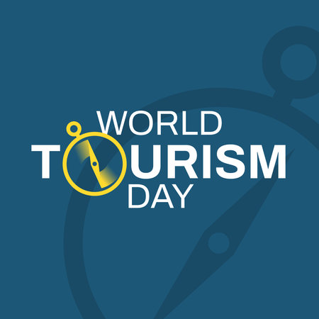 World Tourism Day Vector Design Illustration For Celebrate Momentの写真素材