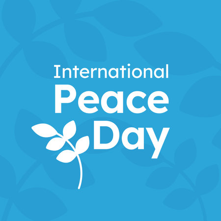 International Peace Day Vector Illustration. Suitable for greeting card, poster and bannerの写真素材