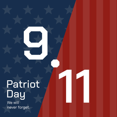 Patriot day design, vector illustration eps 10. Patriot day backgroundの写真素材
