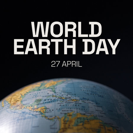 world earth day background. earth day concept.の写真素材
