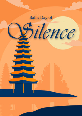Hari Raya Nyepi: Bali's day of Silenceのイラスト素材