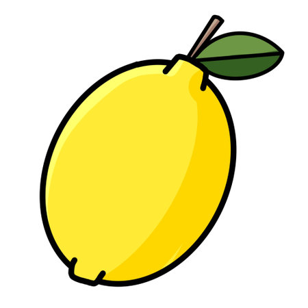 Lemon icon. Cartoon illustration of lemon vector icon for web designの写真素材