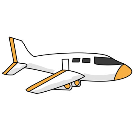 airplane flying isolated icon vector illustration design, vector illustration  graphicの写真素材