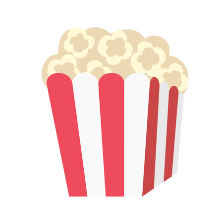 Cinema Pop Corn Vector Illustrationの写真素材
