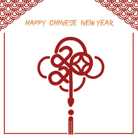 Happy Chinese New Year Greeting Cardの写真素材