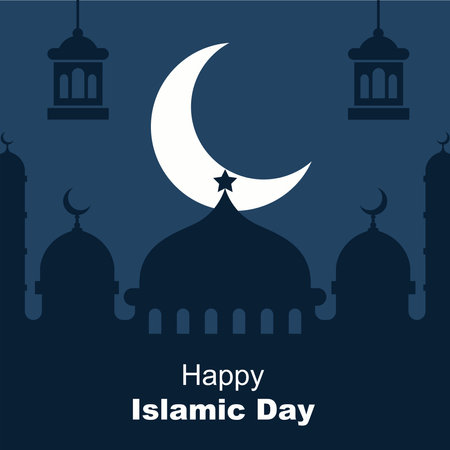 islamic new year vector illustrationの写真素材