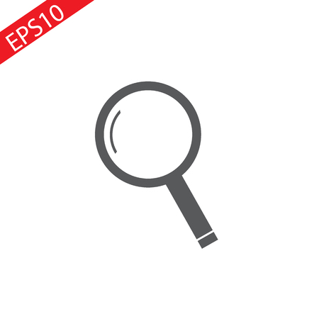 Search icon isolated on background. Modern flat pictogram, business, marketing, internet concept.のイラスト素材