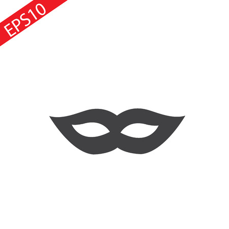 Carnival mask in blackのイラスト素材