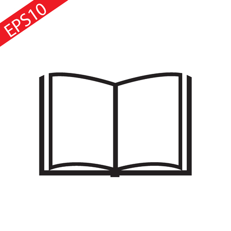 book icon. sign design flatのイラスト素材