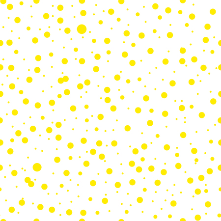Yellow dot on white backgroundのイラスト素材