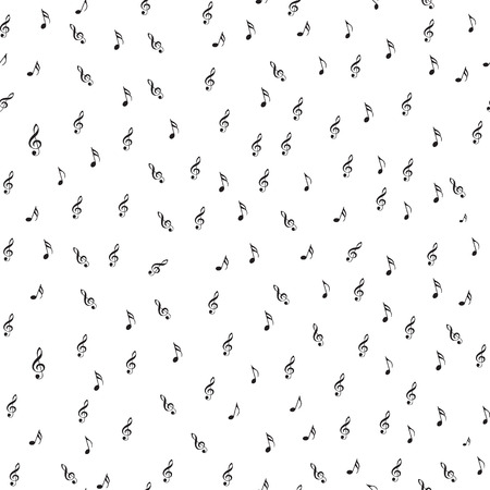 Seamless pattern with music notesのイラスト素材