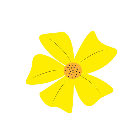 Tropic flowers vector. Hawaiian hibiscus and exotic aloha plants isolated illustration.Eschscholzia californica flower on a white backgroundのイラスト素材