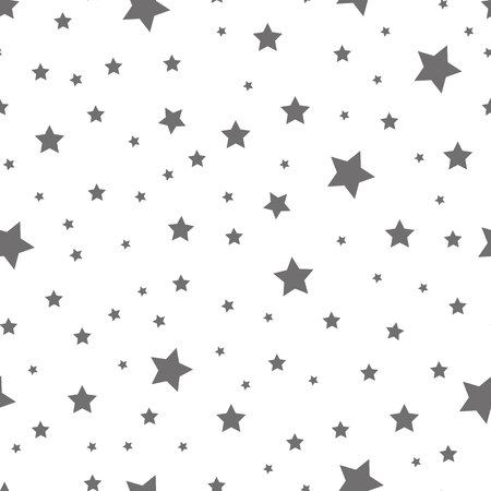 Stars seamless pattern.Vector stars seamless icon.のイラスト素材