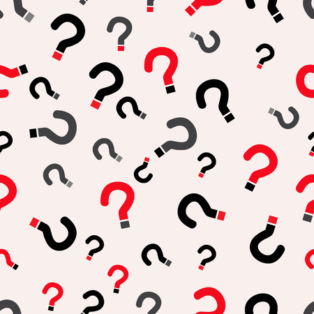 question seamless pattern, vector, hand drawn lines textures used.のイラスト素材
