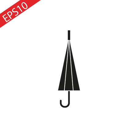 umbrella, not opened, closed icon vector templateeps 10のイラスト素材