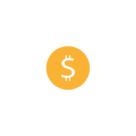 Cash icon flat element. illustration of cash icon flat isolated on clean background for your web mobile app logo design. - Illustrationのイラスト素材