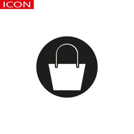 shopping purse icon icon vector. shopping purse icon vector graphic illustration - Vectorのイラスト素材