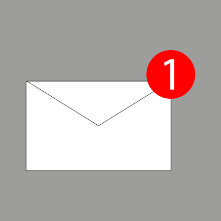 Vector email icon.のイラスト素材
