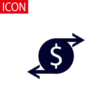 3d realistic gold coin icon. Vector illustration isolated on white background. eps 10.のイラスト素材