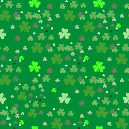 Saint Patrick s day seamless background. vector .0eps 10のイラスト素材