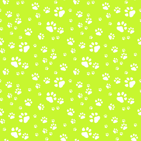 Dog PawPrint Seamless, anilams pattern, vector illustrationEPS 10のイラスト素材