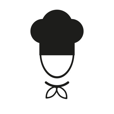 Chef hat icon flat. Icon Flatのイラスト素材
