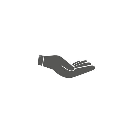 Hand icon vector . 10 EPSのイラスト素材