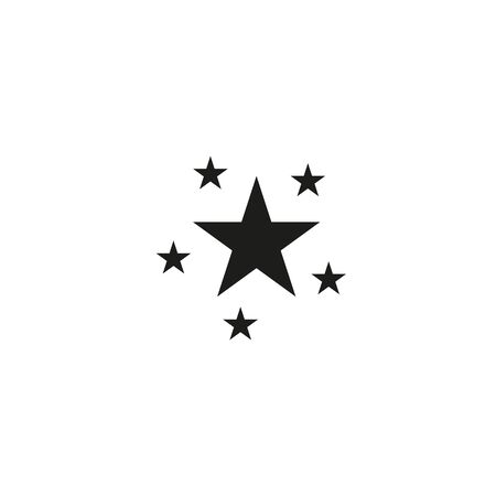 Star Icon in trendy flat style isolated on grey background. Rating symbol for your web site design, app, UI. Vector illustration,のイラスト素材
