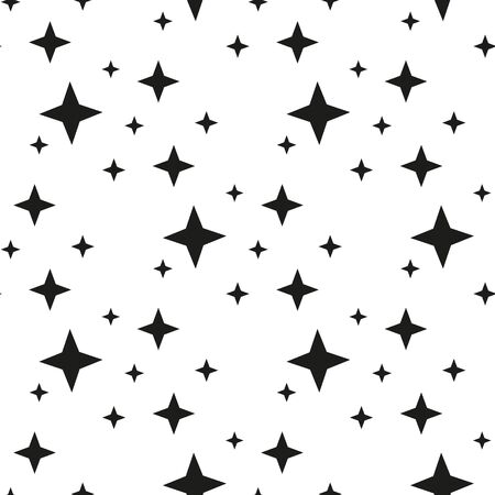 Vector seamless stars pattern. Star background based on random elements for high definition concept . eps 10.のイラスト素材