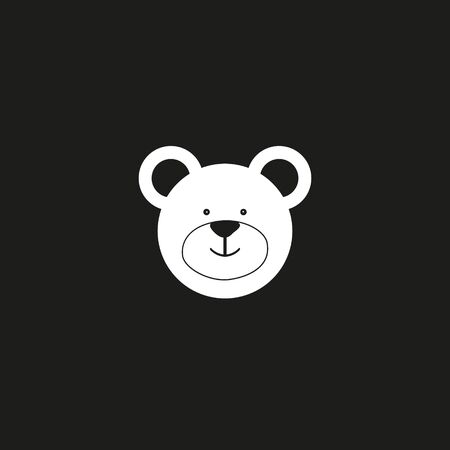 Bear hat icon vector. Trendy flat bear hat icon from kid and baby collection isolated on white background. Vector illustration can be used for web and mobile graphic design, logo,のイラスト素材