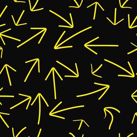 Vector arrow brush stroke. Highlighter underline collection for business illustration.eps 10.のイラスト素材