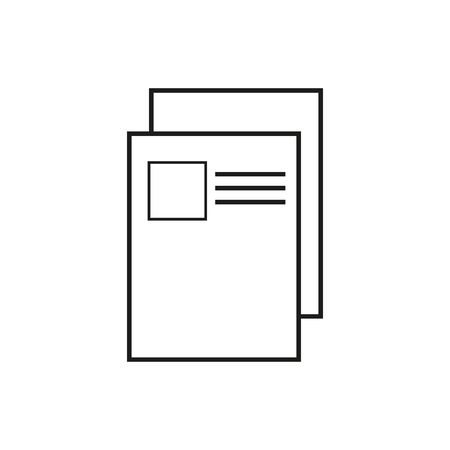 document icon. Page icon. File icon eps 10のイラスト素材