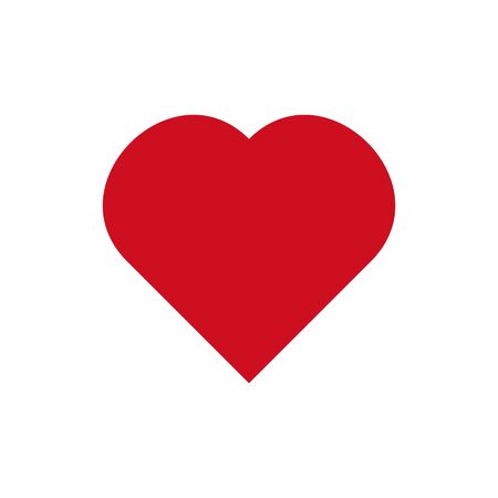 love icon - vector heart illustration, valentine romantic concept. eps 10のイラスト素材