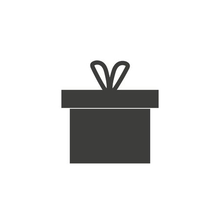 Gift box icon design template illustration isolatedのイラスト素材