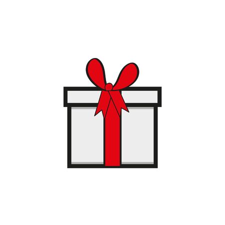 Outline christmas gift icon illustration vector symbol eps 10のイラスト素材