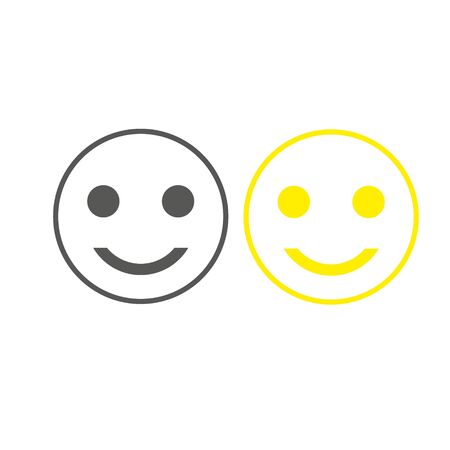 Smile icon in trendy flat style isolated on background. Smile icon page symbol for your web site design Smile icon , app,の写真素材