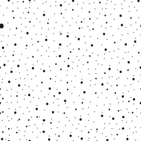 Vector seamless pattern. Modern stylish texture. Repeating abstract background with chaotic dots. Simple graphic design. Minimalist tileable print.のイラスト素材