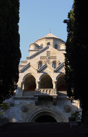 The old Armenian Orthodox Church in Yalta, Crimea.