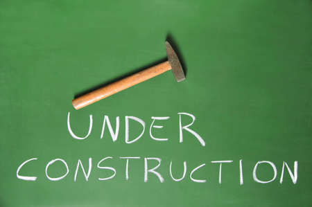 Under Constructionの写真素材