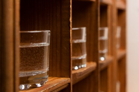 homemade cells for vodka shots, each shot in a separate cell