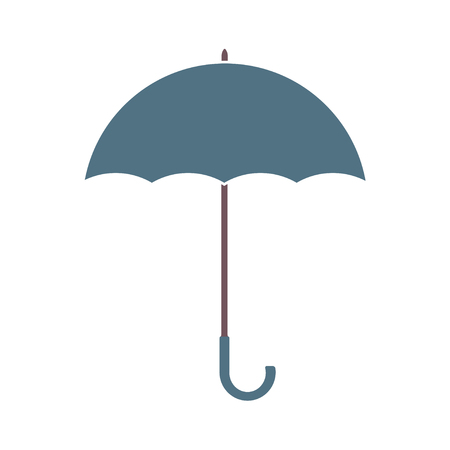 Umbrella isolated on white background. Vector colorful illustration.のイラスト素材