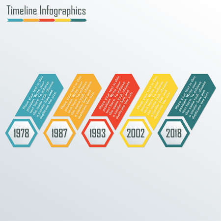 Infographic template. Infographics design elements for web, layout, banner, presentation and chart. Business concept. Colorful vector illustration.のイラスト素材