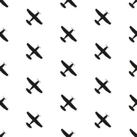 Plane pattern. Seamless airplane texture. Vector illustration.のイラスト素材