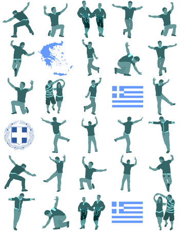 Vector of A Greek Evzone dancing vector - ID:1-72650160 - Royalty Free ...