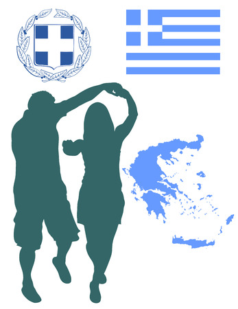 Vector of A Greek Evzone dancing vector - ID:1-60856149 - Royalty Free ...