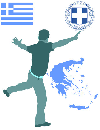Vector of A Greek Evzone dancing vector - ID:1-60856153 - Royalty Free ...